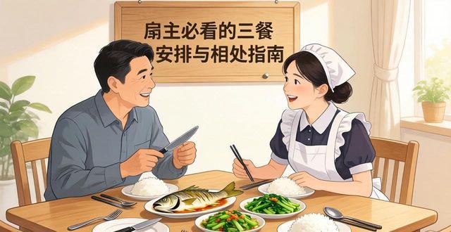 保姆住家怎么吃？雇主必看的三餐安排与相处指南