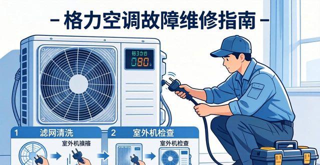 格力空调故障码显示_格力空调怎么调出故障码视频_格力空调显示故障维修