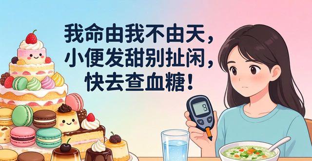 我命由我不由天，小便发甜别扯闲，快去查血糖！