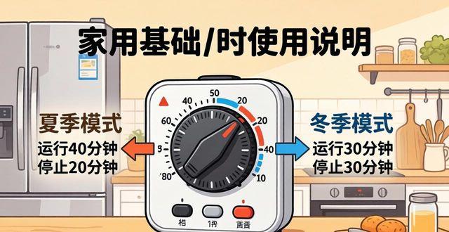 冰箱定时器使用说明 新手入门操作全指南