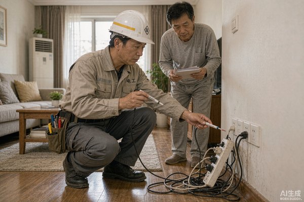 家里这四个插座位置，电工看一眼就让我整改